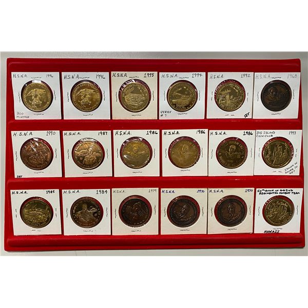HAWAII: LOT of 25 medals