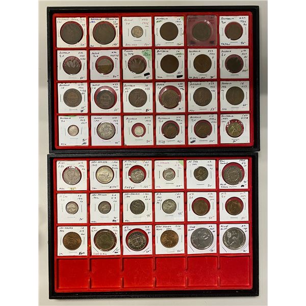 OCEANIA: LOT of 42 coins