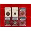 Image 1 : ASIA: LOT of 6 graded coins
