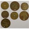 Image 2 : BURMA: LOT of 7 tokens