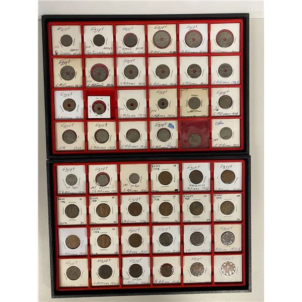 EGYPT: LOT of 553 coins