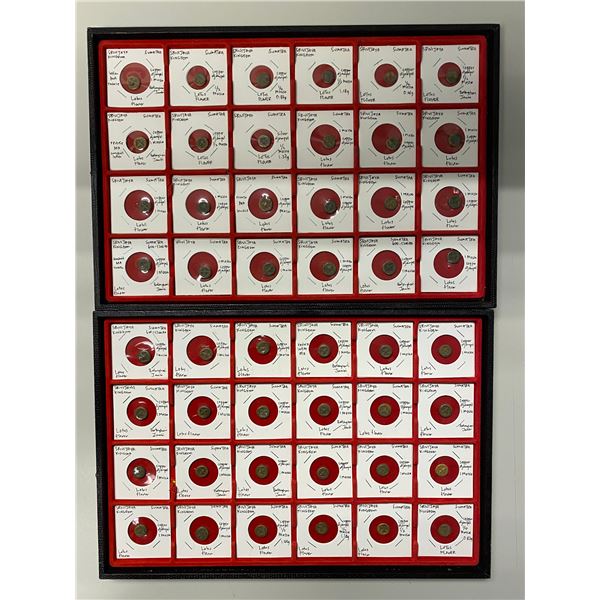 INDONESIA: SUMATRA: LOT of 96 coins