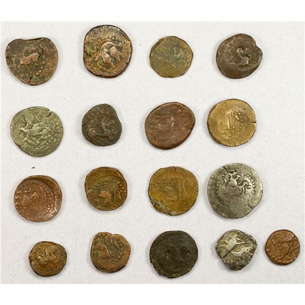 INDONESIA: SRIVIJAYA: LOT of 17 coins