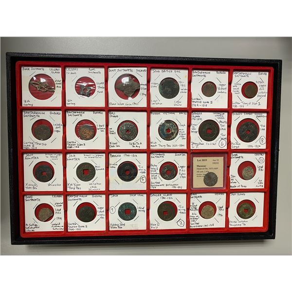 MALAYSIA: STATES: LOT of 24 coins