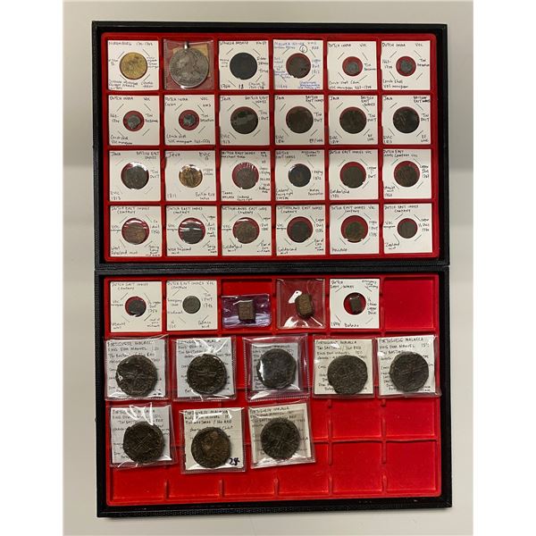 MALAYSIA: STATES: LOT of 37 coins