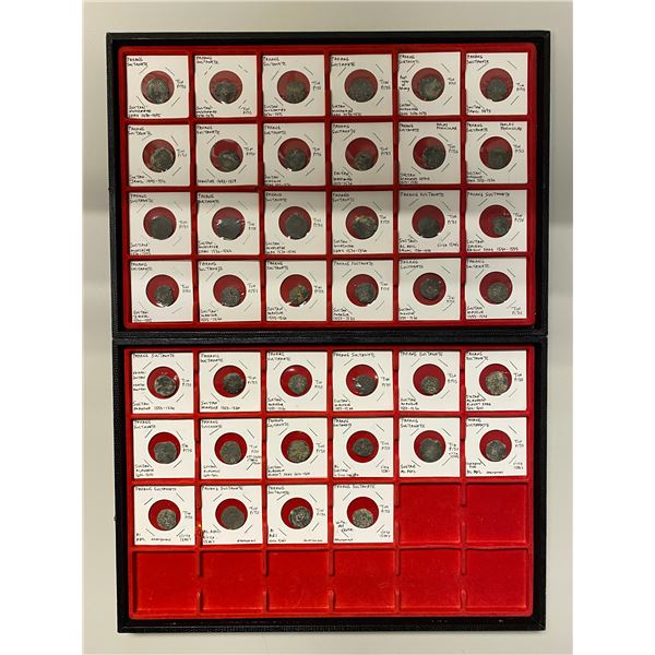 MALAYSIA: PAHANG: LOT of 40 tin pitis