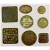 Image 1 : NETHERLANDS EAST INDIES: LOT of 8 plantation tokens