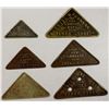 Image 1 : NETHERLANDS EAST INDIES: LOT of 6 plantation tokens
