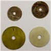 Image 2 : NETHERLANDS EAST INDIES: LOT of 4 plantation tokens
