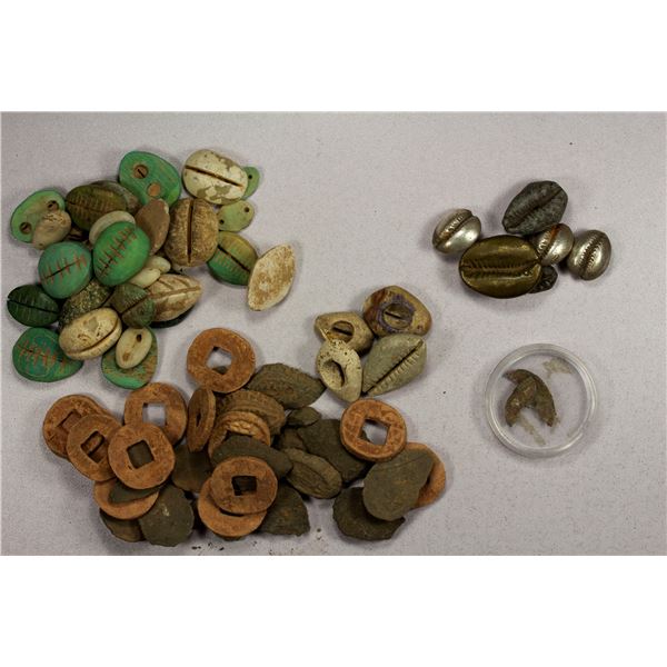 ANCIENT CHINA: SHANG: LOT of 70 imitation shell money