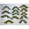 Image 1 : ANCIENT CHINA: WARRING STATES: Ba & Shu States, 300-225 BC, LOT of 13 bridge money