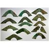 Image 2 : ANCIENT CHINA: WARRING STATES: Ba & Shu States, 300-225 BC, LOT of 13 bridge money