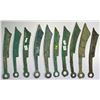 Image 1 : ANCIENT CHINA: WARRING STATES: State of Yan, 600-400 BC, LOT of 10 AE knife money