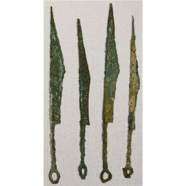 ANCIENT CHINA: WARRING STATES: State of Yan, 300-200 BC, LOT of 4 knife money