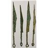 Image 1 : ANCIENT CHINA: WARRING STATES: State of Yan, 300-200 BC, LOT of 4 knife money