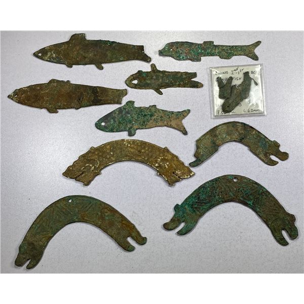 ANCIENT CHINA: WARRING STATES: LOT of 10 items