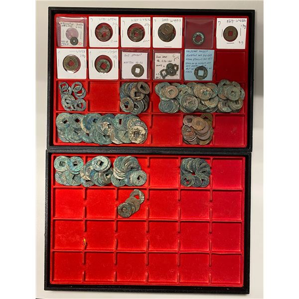 ANCIENT CHINA: HAN: LOT of about 300 cash coins