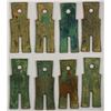 Image 1 : XIN: Wang Mang, 7-23 AD, LOT of 8 AE spade money
