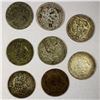 Image 1 : CHINA: CHOPMARKED COINS: MEXICO, LOT of 8 contemporary counterfeits