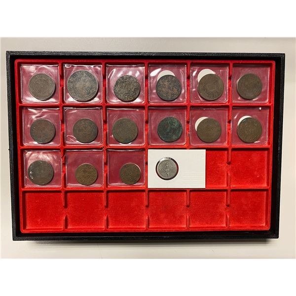 SINKIANG: LOT of 16 coins