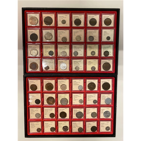 WORLDWIDE: LOT of 97 coins