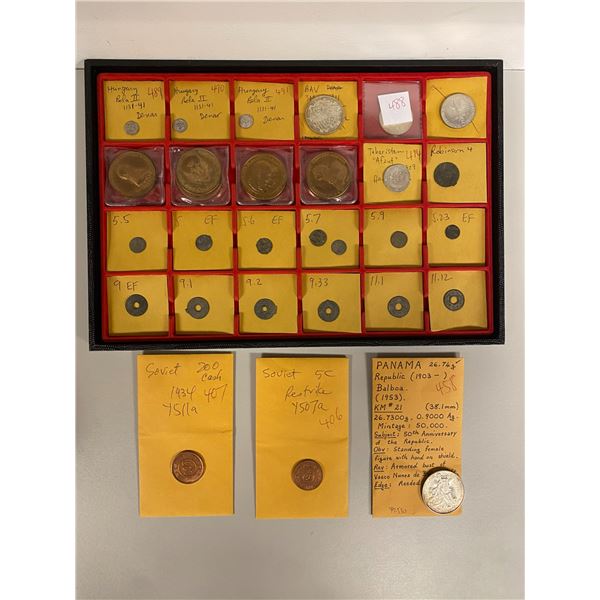 WORLDWIDE: LOT of 35 coins