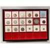 Image 1 : WORLDWIDE: LOT of 18 coins