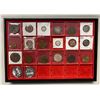Image 1 : WORLDWIDE: LOT of 25 coins and medals