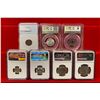 Image 2 : WORLDWIDE: LOT of 7 graded coins