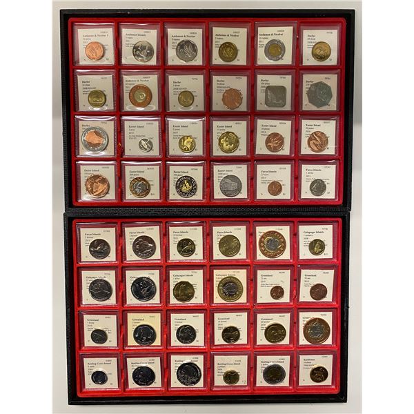 WORLDWIDE: LOT of 65 coins