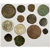 Image 2 : WORLDWIDE: LOT of 2 silver and 11 copper coins