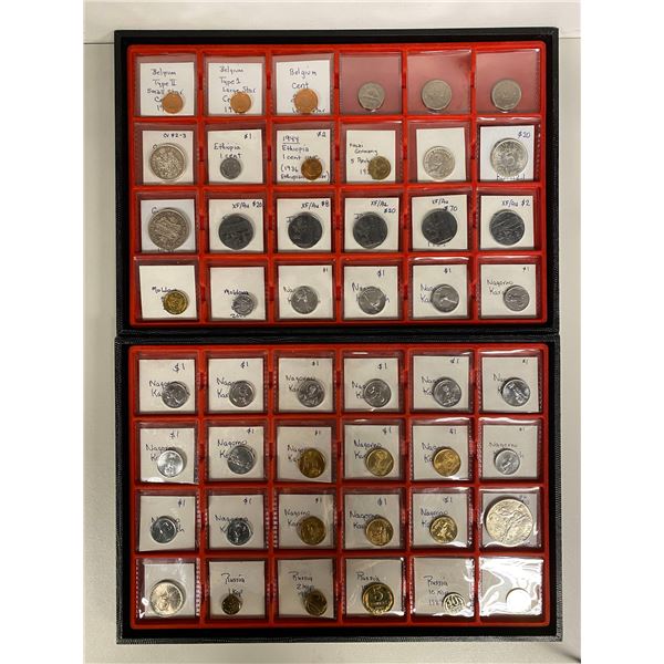 WORLDWIDE: LOT of 81 coins
