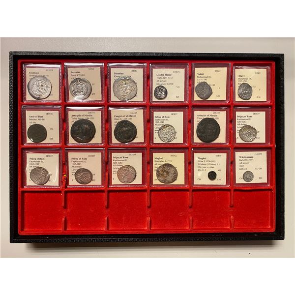 WORLDWIDE: LOT of 18 coins