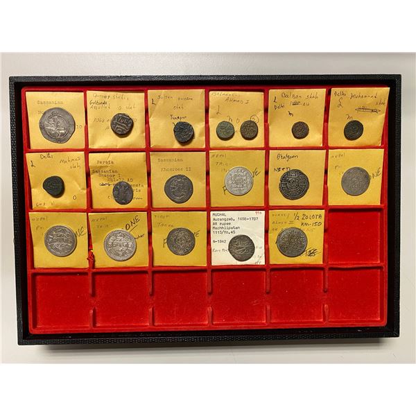 WORLDWIDE: LOT of 18 coins (silver unless noted)