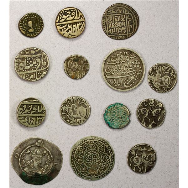 WORLDWIDE: LOT of 14 silver coins