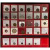 Image 1 : WORLDWIDE: LOT of 13 copper and 8 silver coins