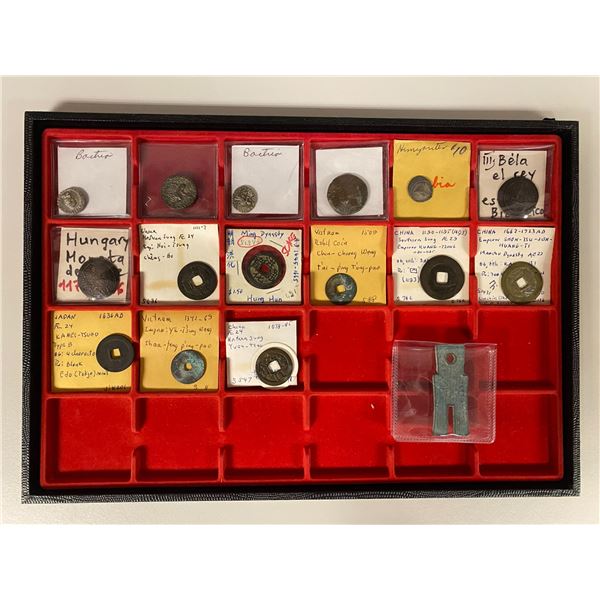 WORLDWIDE: LOT of 16 coins