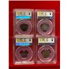 Image 2 : WORLDWIDE: LOT of 4 coins
