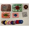 Image 1 : WORLDWIDE: LOT of 28 gaming chips and plaques