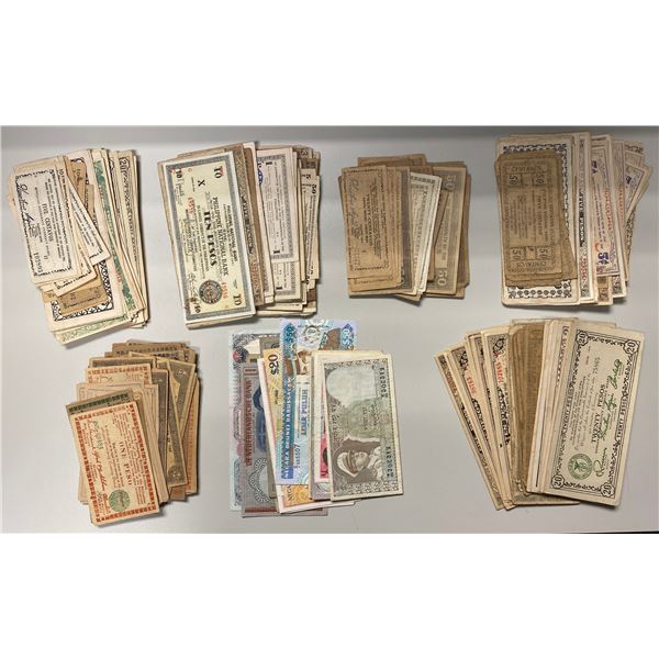 WORLDWIDE: LOT of 333 banknotes