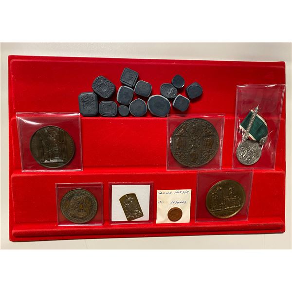 WORLDWIDE: LOT of 20 medals and related items