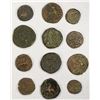 Image 2 : WORLDWIDE: LOT of 12 copper coins