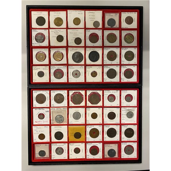 WORLDWIDE: LOT of 169 coins and tokens