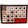 Image 1 : WORLDWIDE: LOT of 21 coins, medals, and tokens