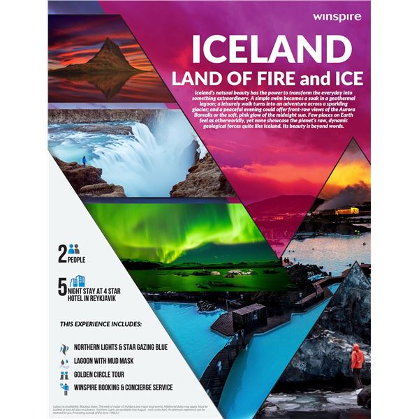 ICELAND TOUR 5 NIGHT 2 PEOPLE