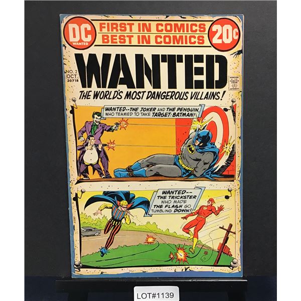 Wanted. The Worlds Most Dangerous Villains #2 (1972)