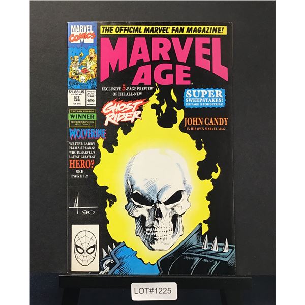 Marvel Age #87 (1990) KEY Issue