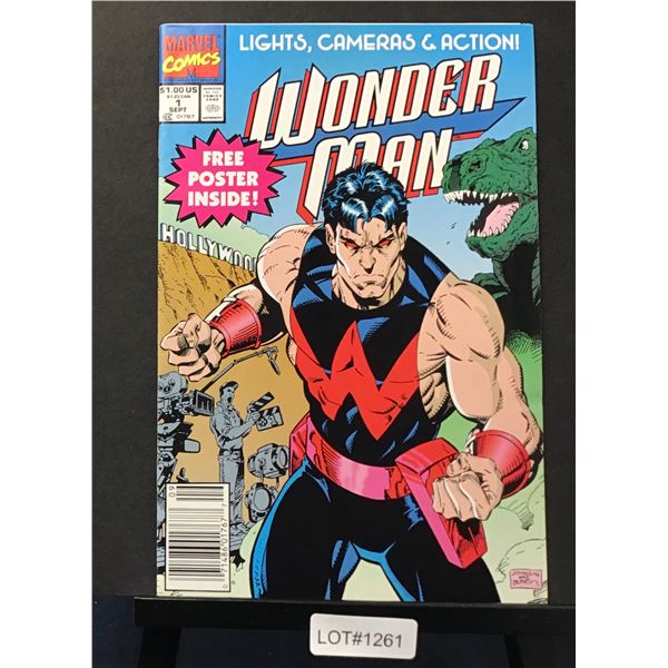 Wonder Man #1 (1991) KEY Issue, Newsstand