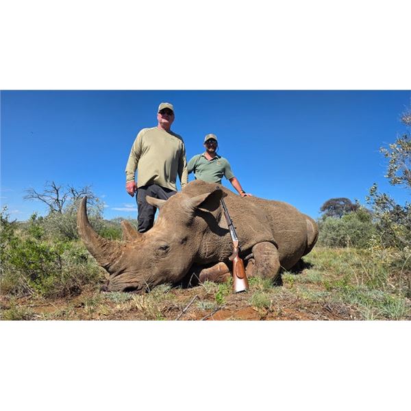 LAST ONE-Big Five-WHITE RHINO HUNT WITH CHEETAU SAFARIS-6 Nights 5 Days- All-inc. Val. $64,000