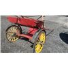 Image 3 : PONY 2 WHEEL CART W/SKI'S RED/YELLOW RIMS 1E